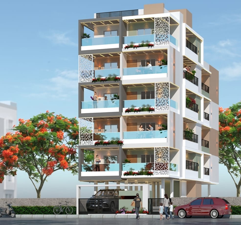 New residential project elevation, Belagavi